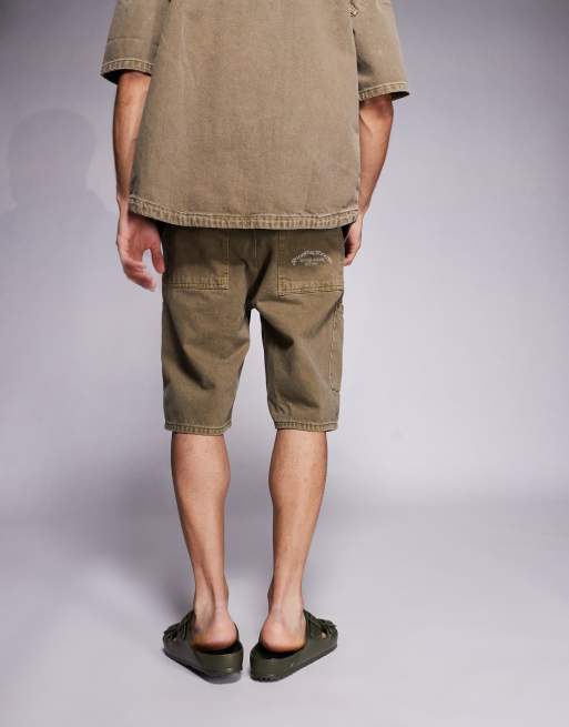 Good For Nothing - Short cargo en jean d'ensemble - Marron délavé, 4 de 5