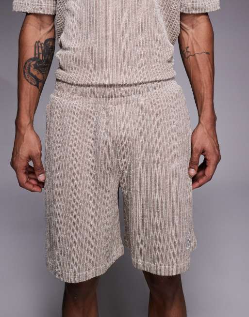 Good For Nothing - Short d'ensemble en maille rayée - Marron, 4 de 5