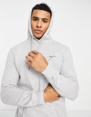 Good For Nothing signature hoodie co-ord in grey marl