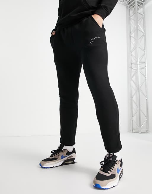 Good For Nothing signature sweatpants in black - part of a set