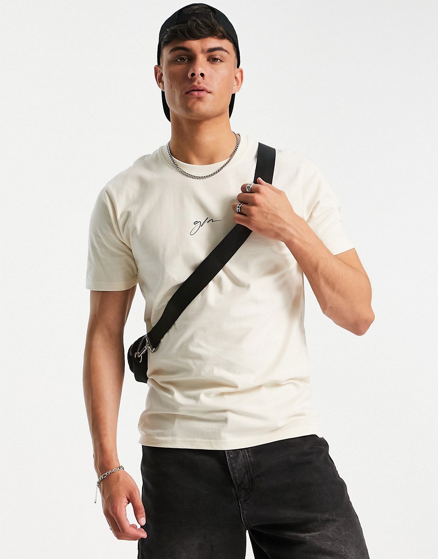 Good For Nothing signature t-shirt in cream-White