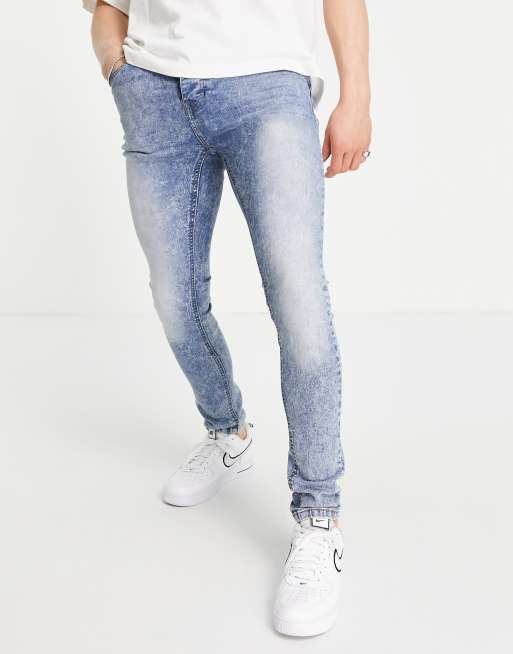 Good For Nothing Skinny Jeans In Light Blue Asos