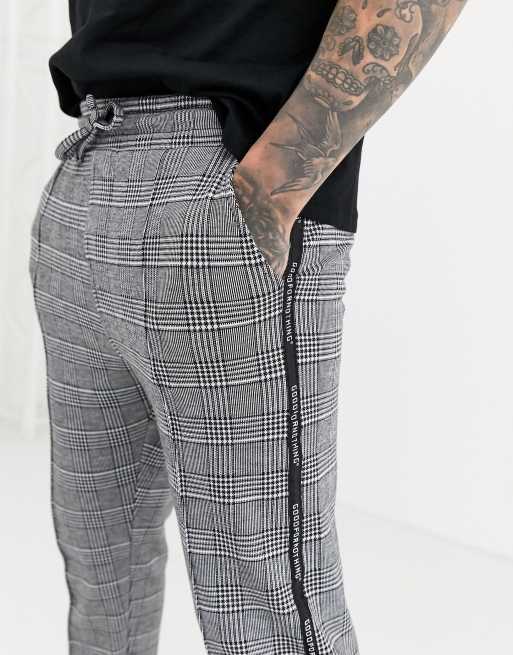 Hollister prince of wales check skinny shop pant