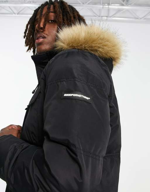 Good for nothing store short parka