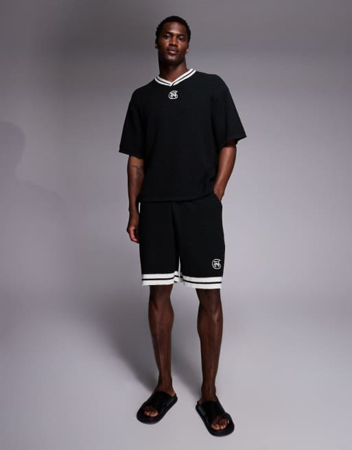 Good For Nothing – Strick-Shorts in Schwarz, Kombiteil, 2 von 5