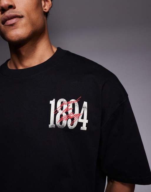 Good For Nothing – Svart t-shirt i oversized fit med fjärilstryck, 5 av 5