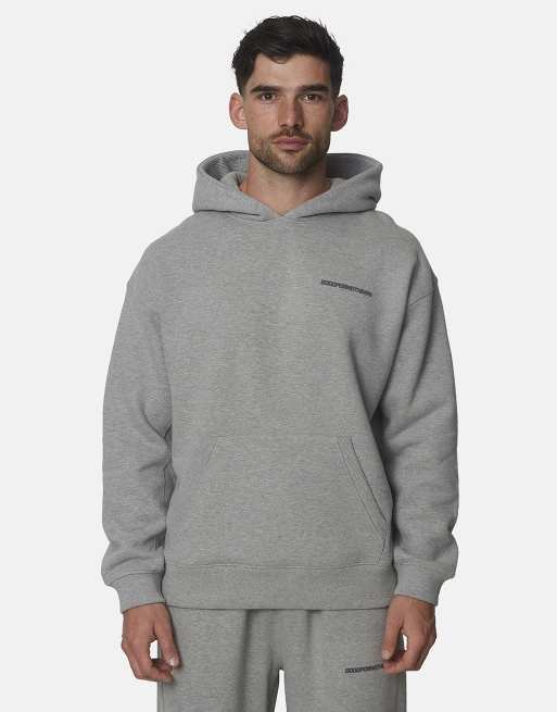 Good For Nothing sweat à capuche oversize riche en coton gris, 5 de 5