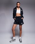 [Good For Nothing] Good For Nothing sweat logo shorts in black (part of a set) M Black
