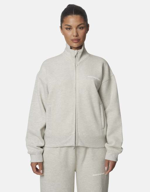 91	Good For Nothing Oversized cotton fleece crewneck sweatshirt and jogger set, 2 van 5