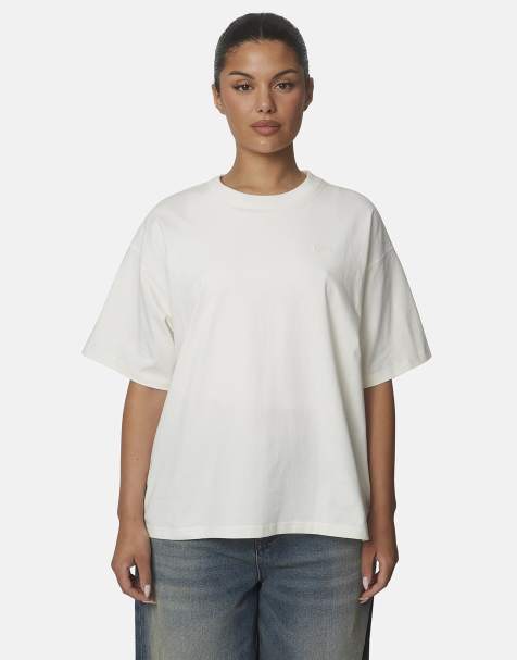 Good For Nothing t-shirt en coton oversize avec logo brodé blanc - view 1