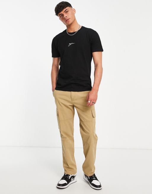 Good For Nothing – T-Shirt in Schwarz mit Signatur-Print