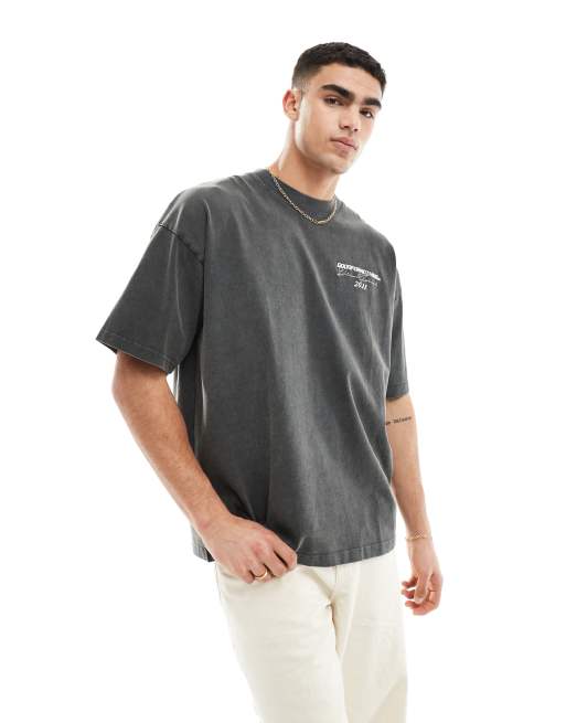 Good For Nothing - T-shirt met Forever-print in taupe, 3 van 4