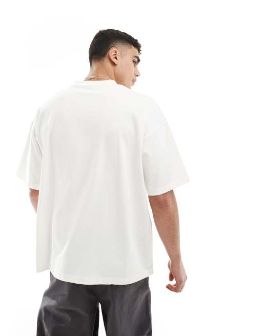 Good For Nothing - T-shirt met grafische sinaasappelprint in wit, 4 van 4