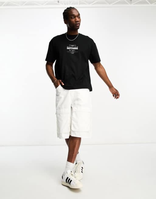 Good For Nothing - T-shirt oversize avec motif oversize au dos - Noir, 2 de 4