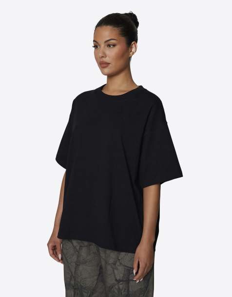 Good For Nothing t-shirt oversize en coton avec logo brodé noir - view 1