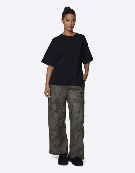Good For Nothing t-shirt oversize en coton avec logo brodé noir, 3 de 4