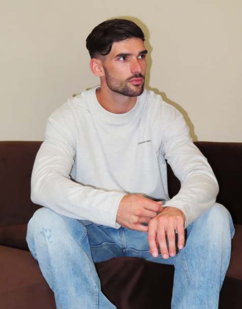 Good For Nothing t-shirt oversize en coton imprimé sérigraphié gris - view 1