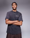 [Good For Nothing] Good For Nothing t-shirt with bird back print in charcoal-Grey S Charcoal Grey