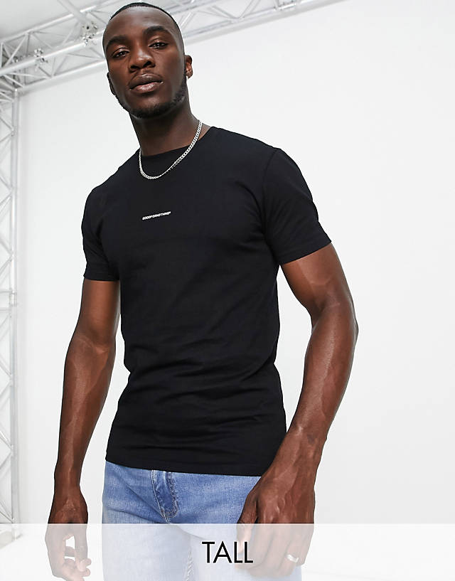 Good For Nothing - tall oversized t-shirt in black
