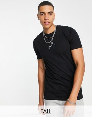 Good For Nothing Tall signature t-shirt in black - ASOS Price Checker