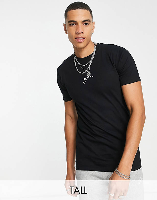 Good For Nothing - tall signature t-shirt in black