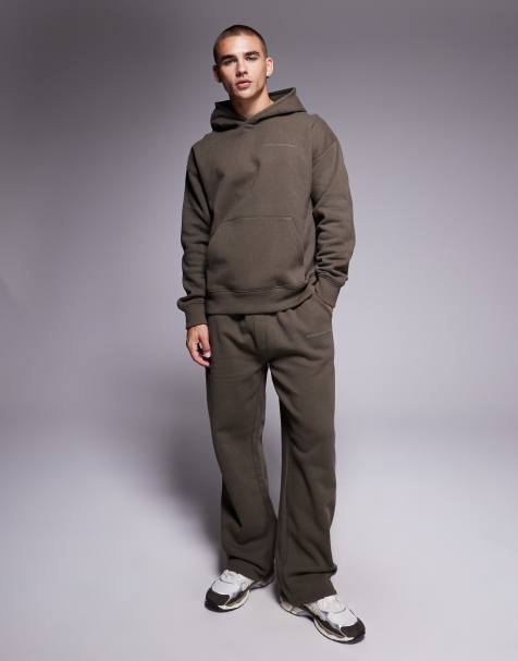 Good For Nothing Tonal baggy joggers in brown