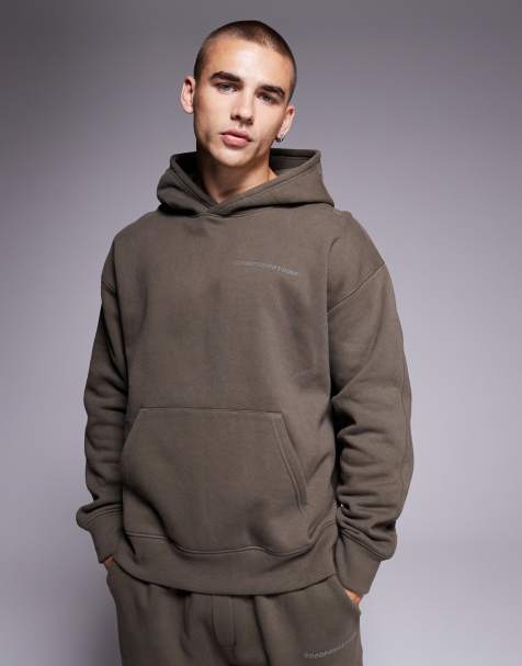 Good For Nothing Tonal hoodie in brown - view 1