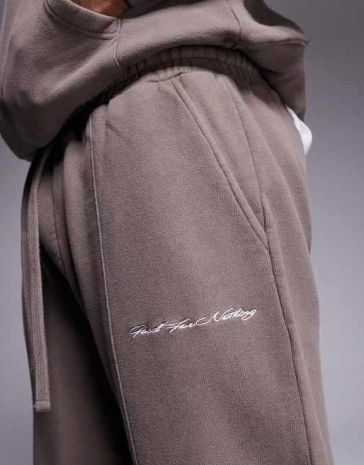 Good For Nothing trackies in taupe (part of a set) , 5 of 5