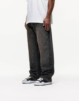 traipse carpenter jeans in indigo rust wash-Blue