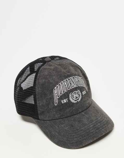 Good For Nothing trucker baseball cap in black - view 1