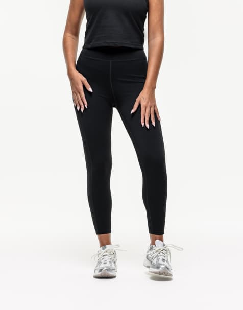 Good For Nothing - Tætsiddende og sorte leggings med sømme - view 1
