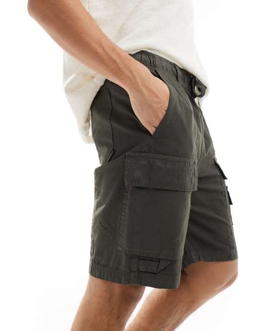 Good For Nothing - Utility cargoshort in kakigroen