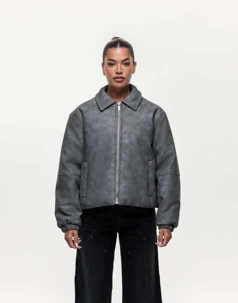 Good For Nothing - Veste en similicuir - Noir - view 1