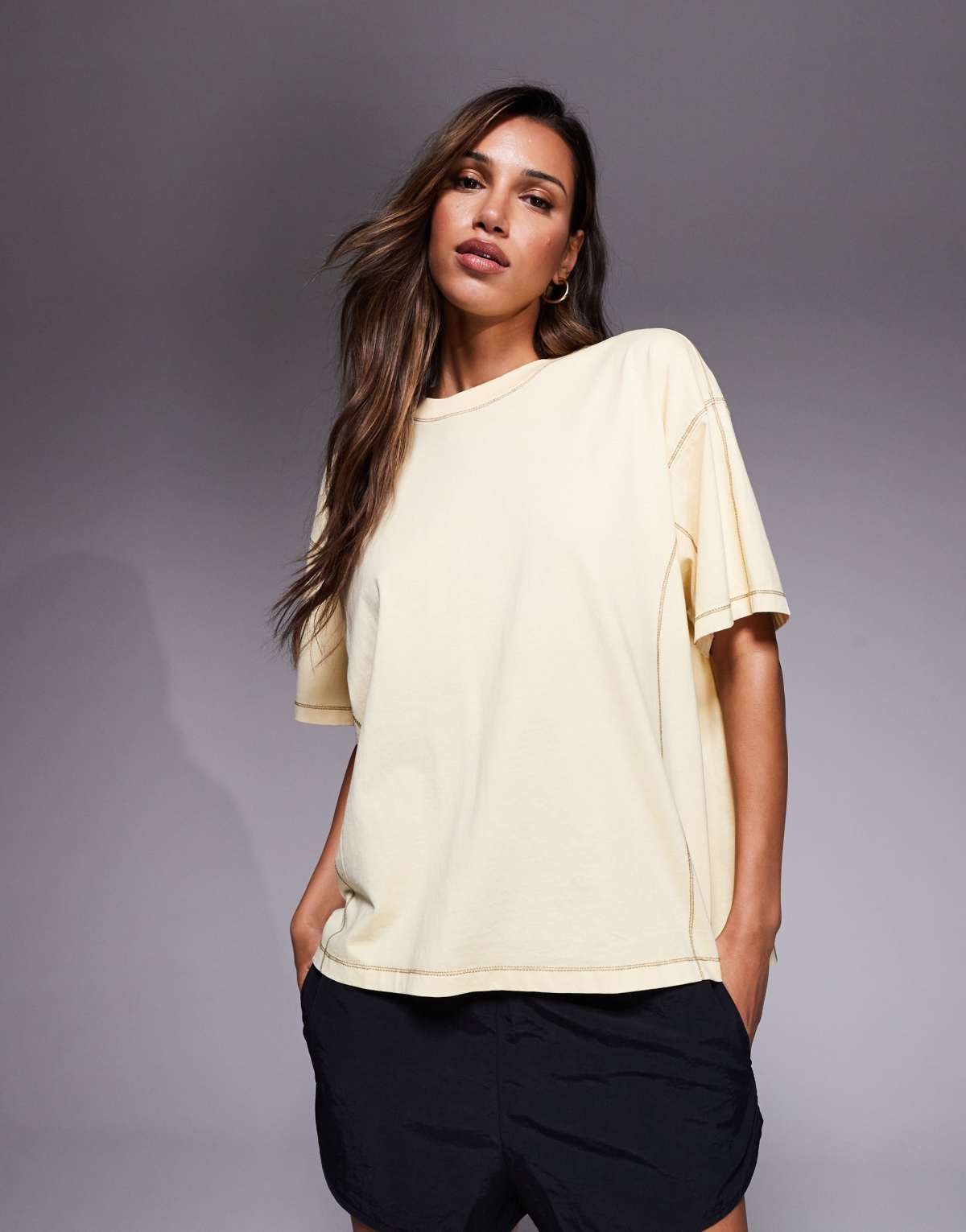 Good For Nothing Vintage oversized t-shirt in cream