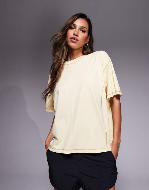 Good For Nothing Vintage oversized t-shirt in cream