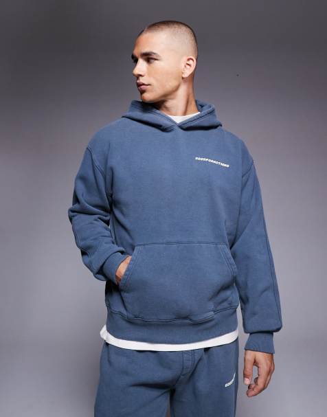 Good For Nothing Vintage relaxed hoodie in blue - view 1