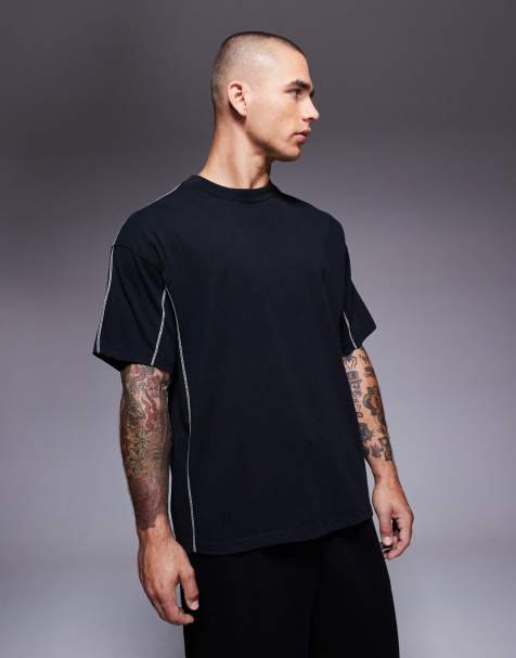 Good For Nothing Washed oversized t-shirt in black - view 1
