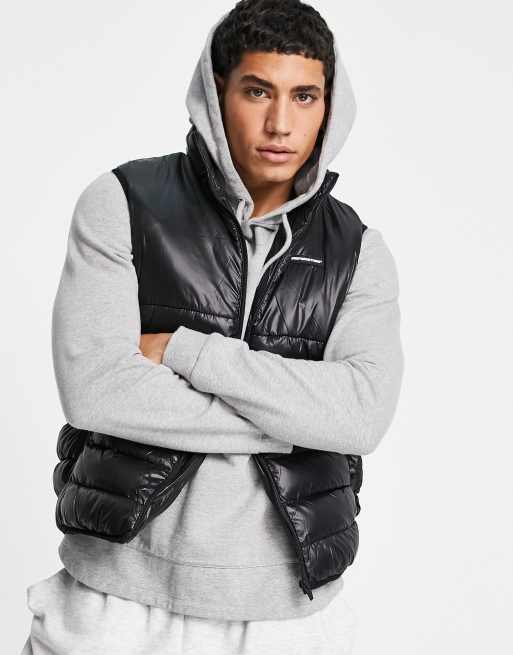 Good For Nothing – Wattiertes Gilet in Schwarz