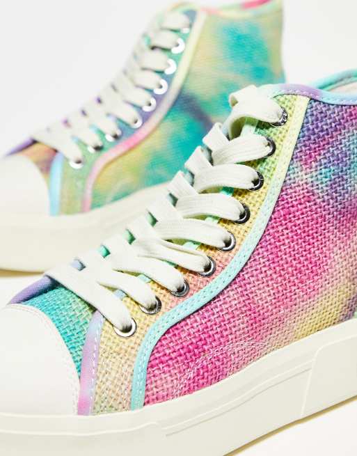 Pastel high top discount sneakers