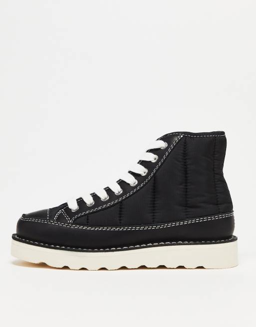 Good News Roopa quilted boots in black | ASOS