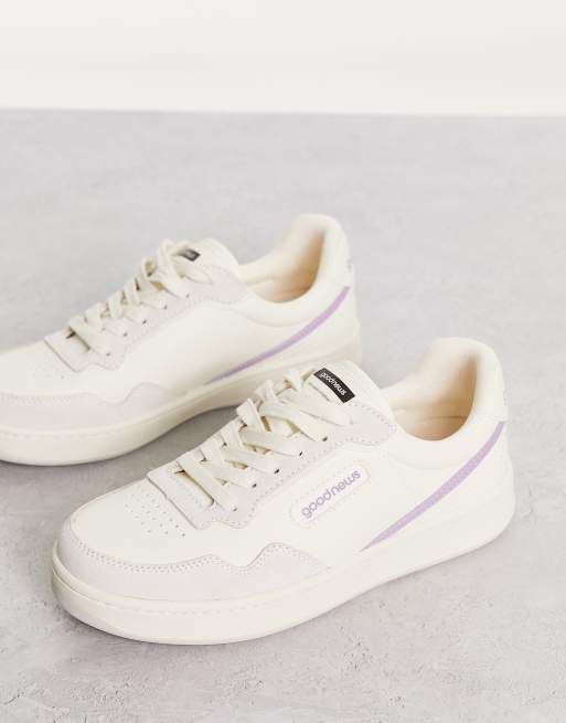 Goodnews Mack sneakers in white purple , 4 of 4