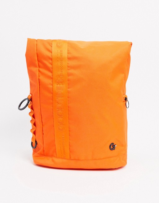 GoodTimes Mitte recycled backpack with safety locking in orange