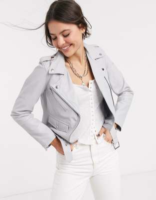 goosecraft leather biker jacket