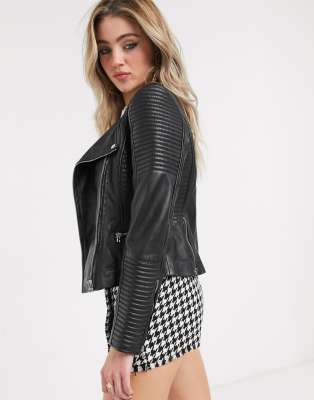 goosecraft leather biker jacket