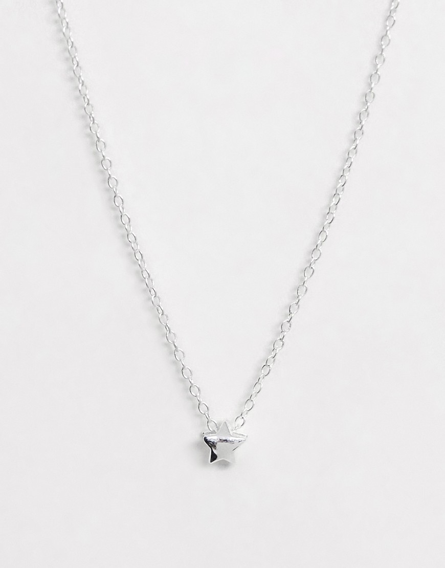 Gorjana Silver Plated Star Charm Adjustable Necklace
