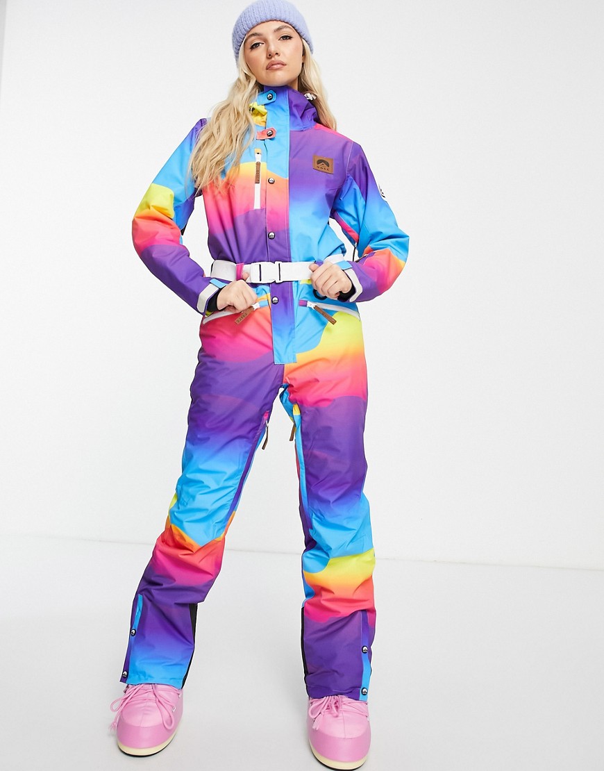 фото Горнолыжный костюм с разноцветным дизайном oosc mambo sunset-разноцветный old school ski