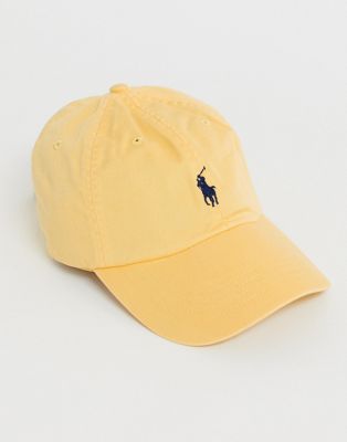 gorra polo ralph lauren amarilla