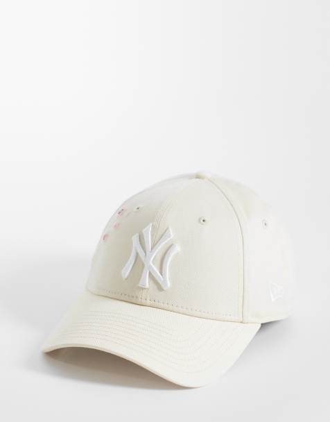 Gorra amarilla para mujer con bordado floral de los NY Yankees 9Forty de New Era - view 1