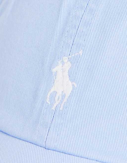 Gorra azul claro con logo de icono de Polo Ralph Lauren, 3 de 4