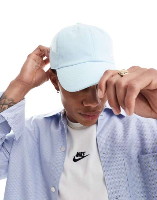 Gorra azul claro con logo de Nike Club, 2 de 4